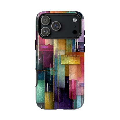 Digital Collage Jewel Brushstrokes
