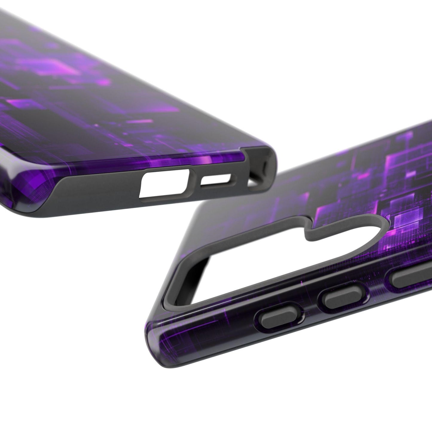 Violet Void Digital Pulse Pattern