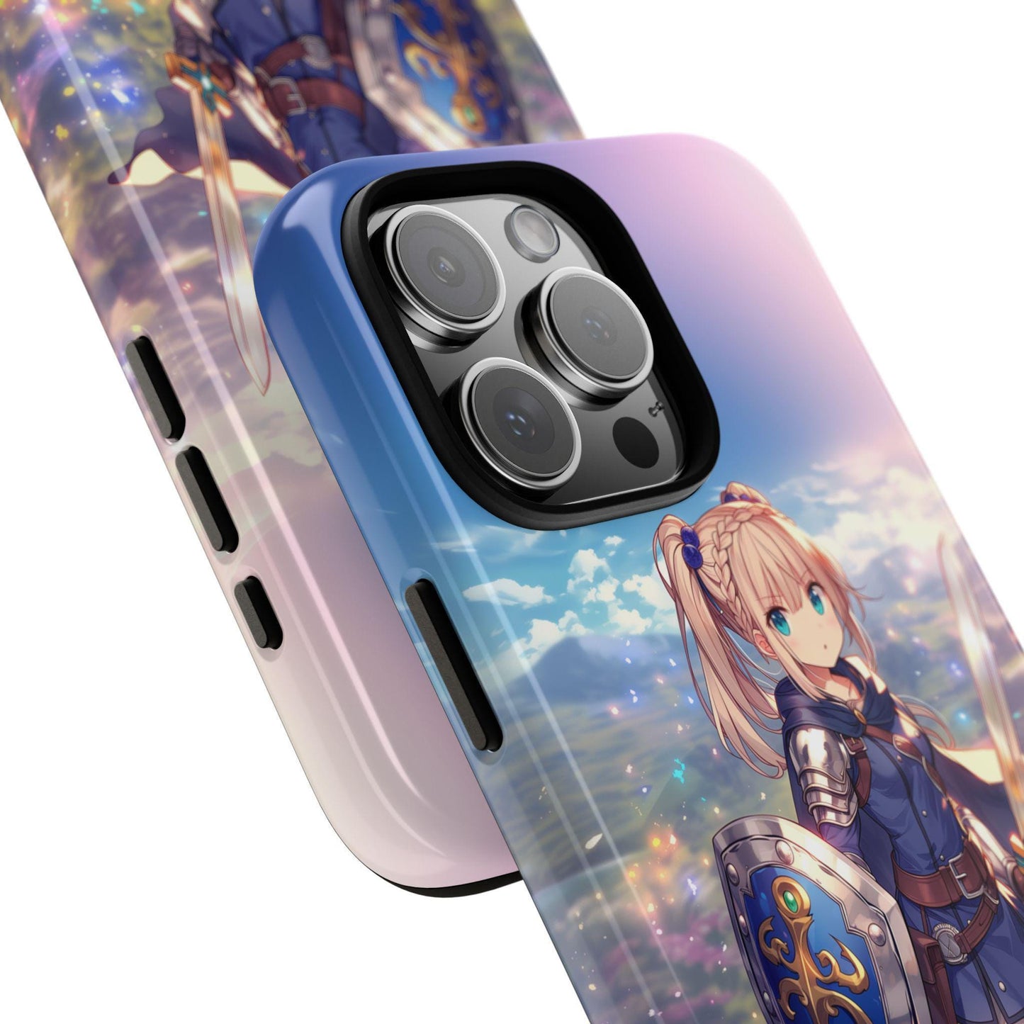 Anime Girl Warrior Sword Shield