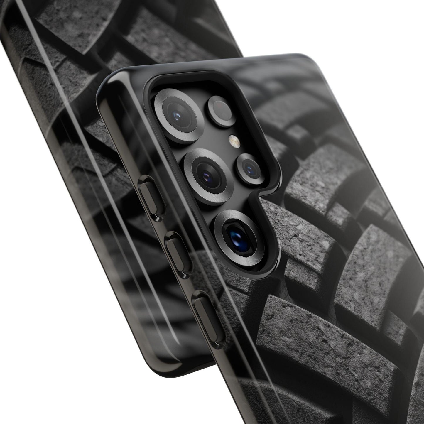Tire Black Gray Tread