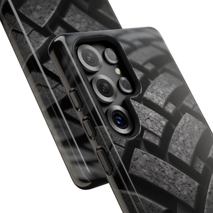 Tire Black Gray Tread