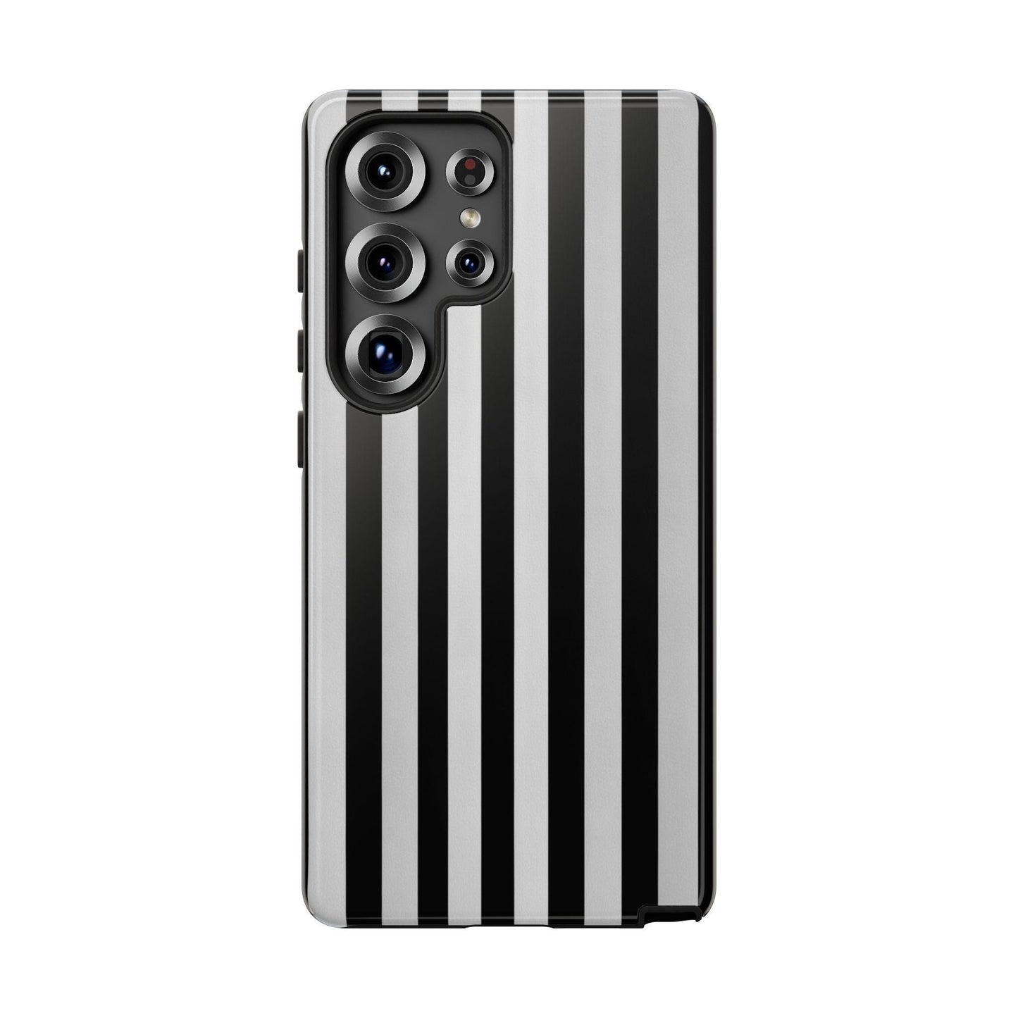Black White Vertical Stripes