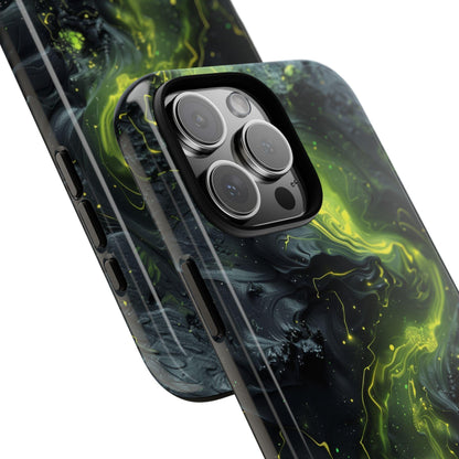 Dark Liquid Neon Green Hydro Dip