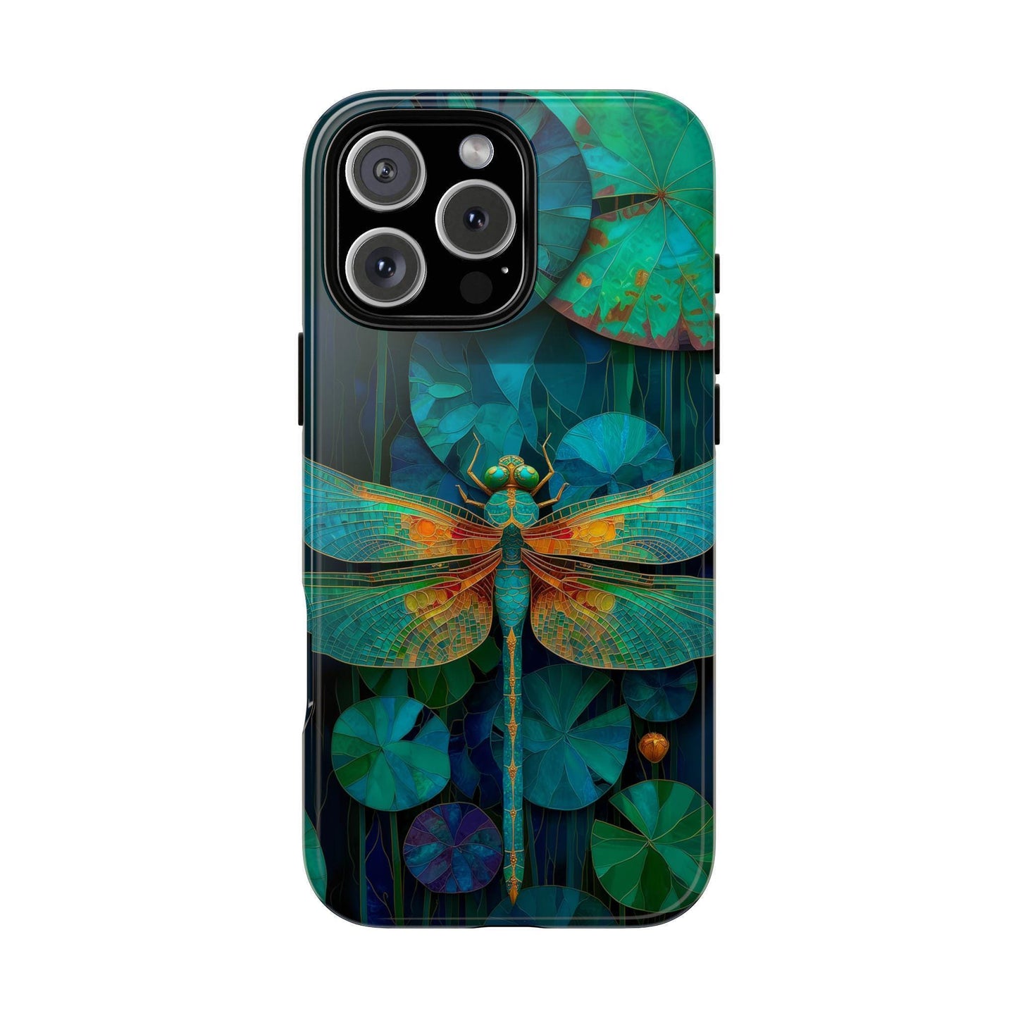 Dragon Fly Green Lily Pads