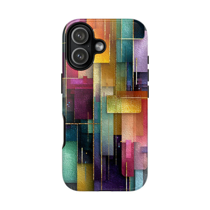 Digital Collage Jewel Brushstrokes