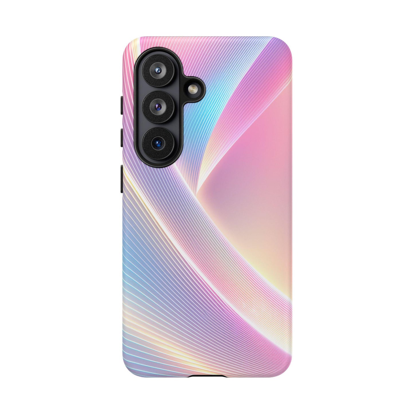 Aurora Pink Iridescent Wavy