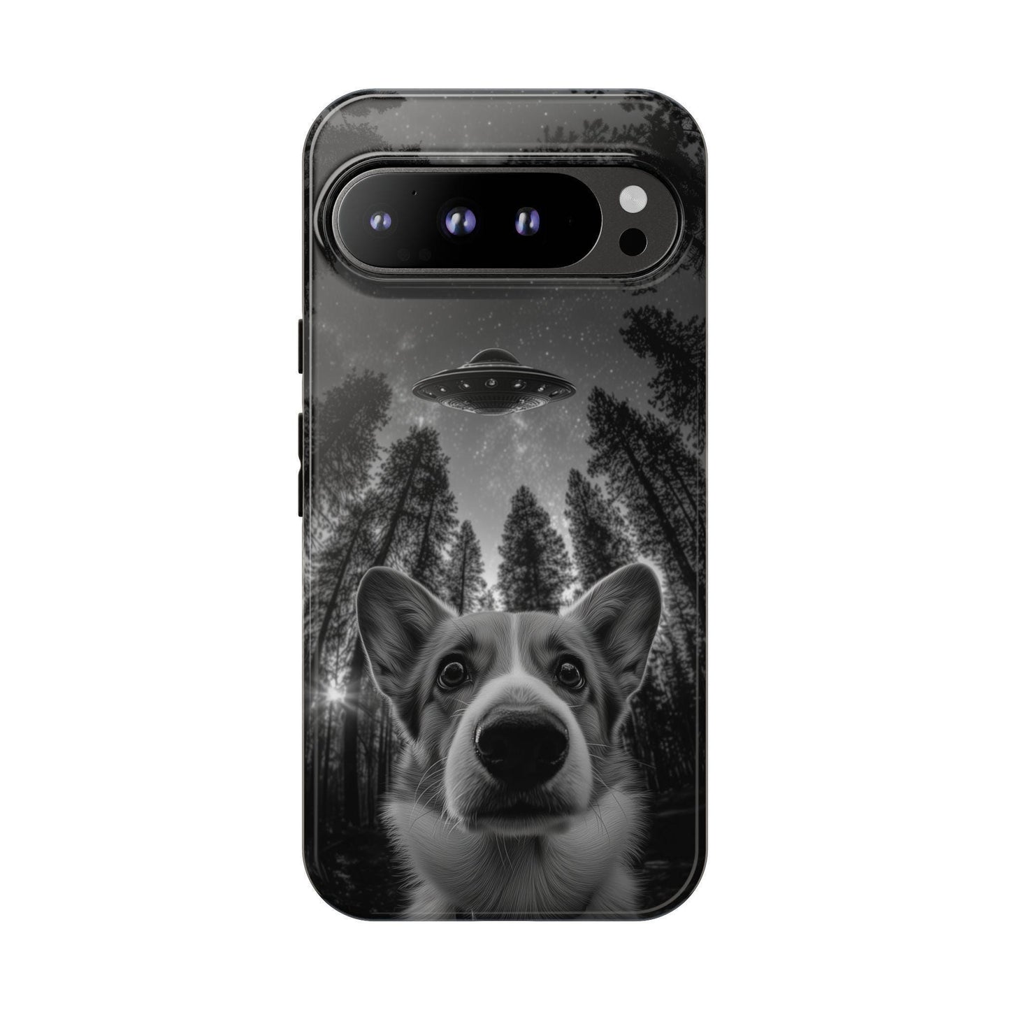 Corgi Dog UFO Alien Spaceship