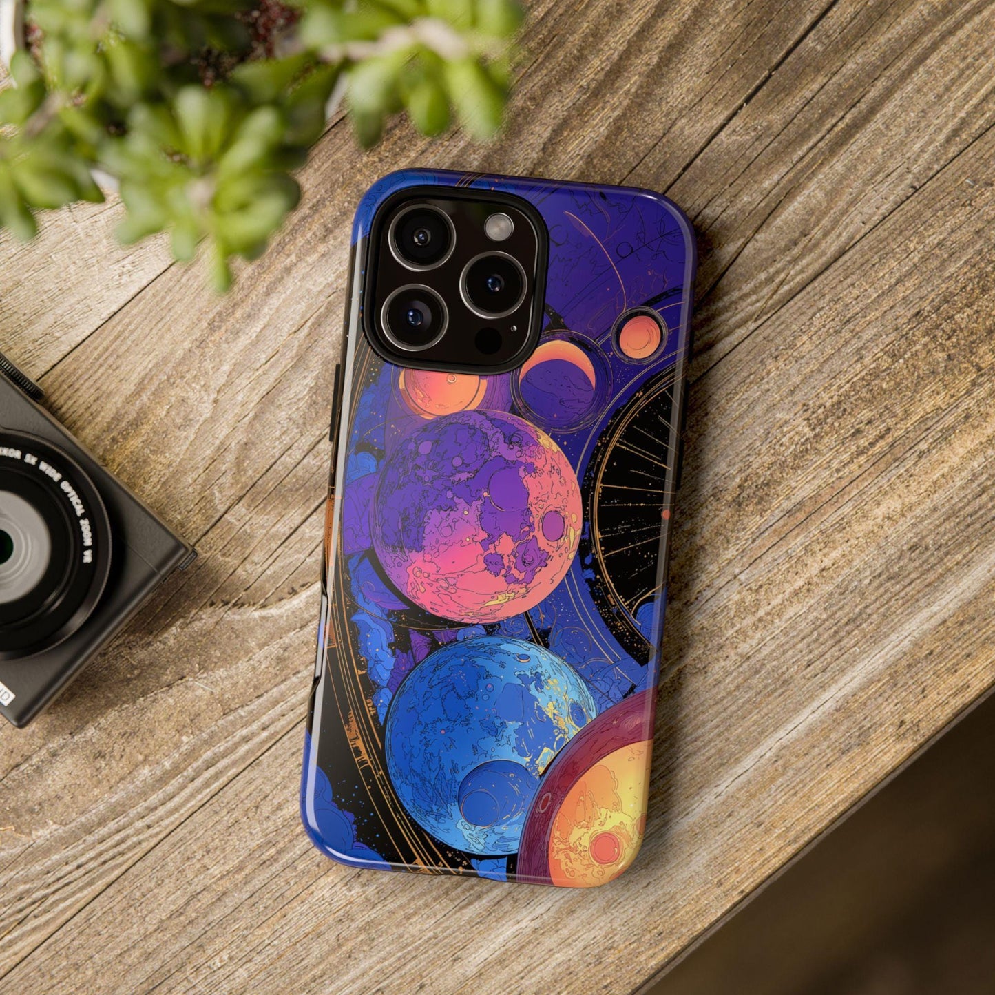 Celestial Abstract Moon Phases