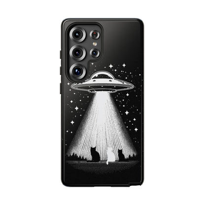 UFO Spaceship Cat Abduction