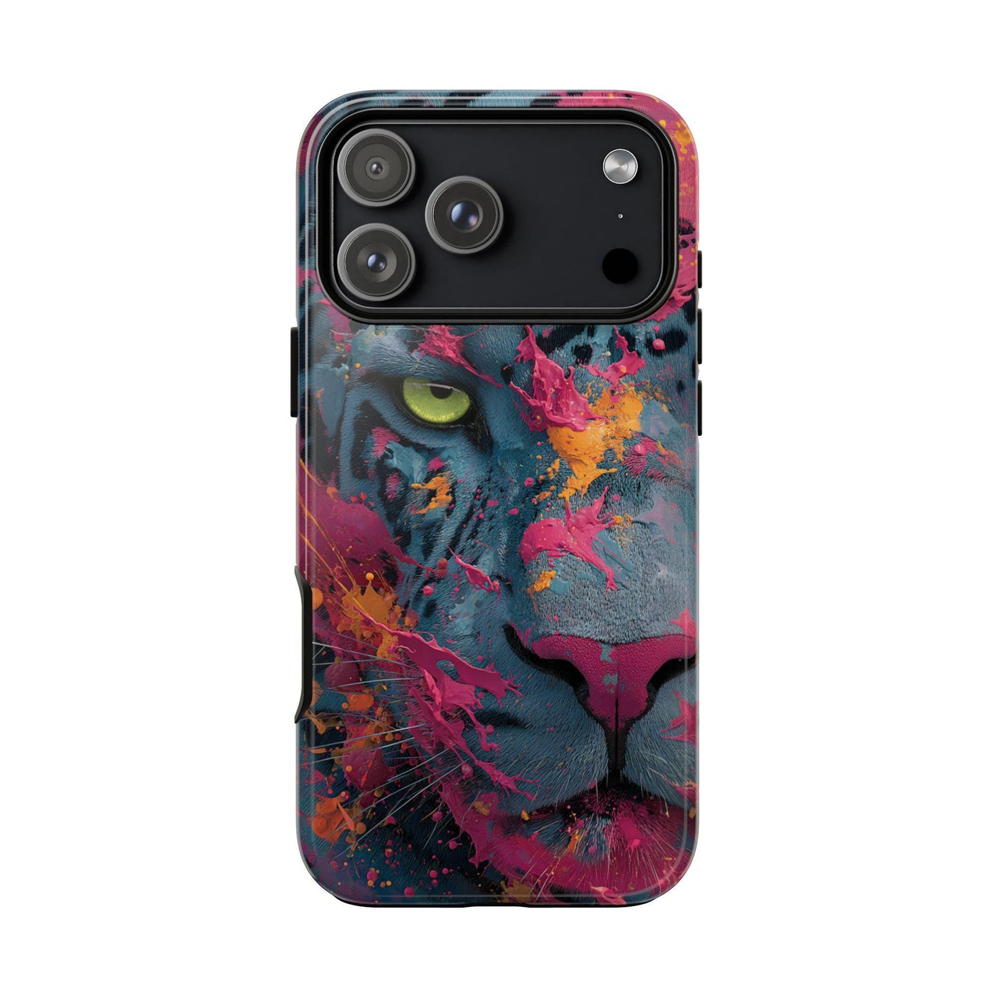 Jaguar Electric Pink Teal Splash