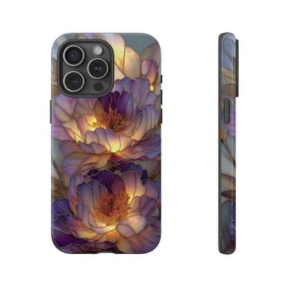 Peonies Luminous Stained Glass Flower