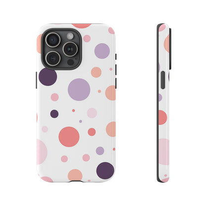 Pastel Polka Dots Pink Lavender
