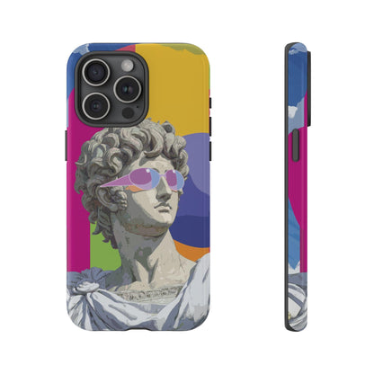 Surreal Marble Statue Neon Sunglasses