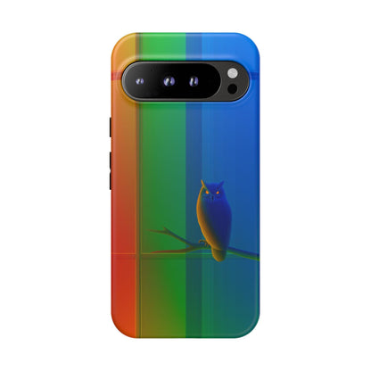 Owl Colorful Geometric Panels