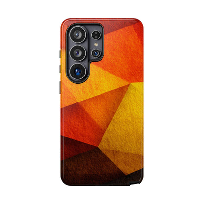 Orange Geometric Amber Sunset