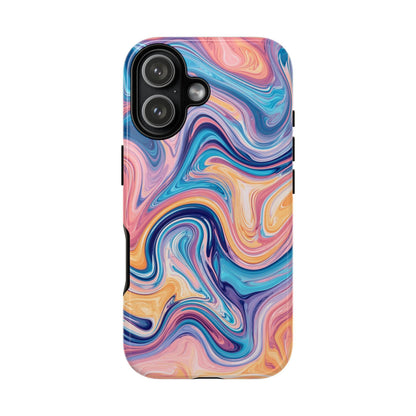 Cotton Candy Blue Orange Liquid