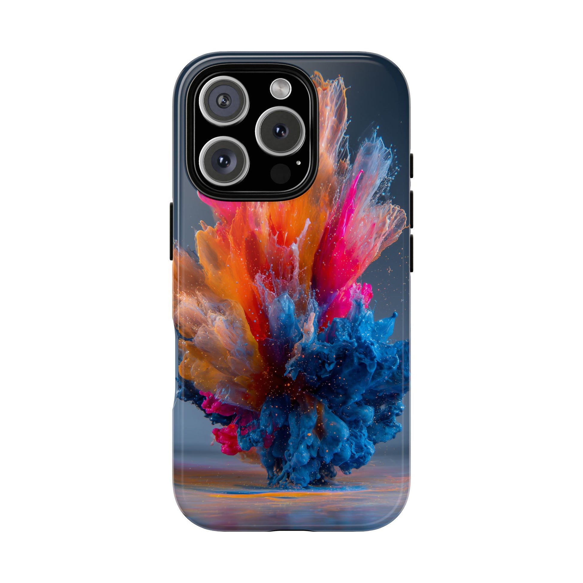 Acrylic Colorful Paint Explosion Abstract Air