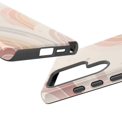 Retro Arcs Pastel Beige Coral