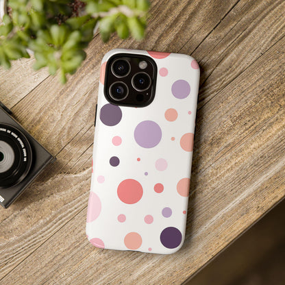 Pastel Polka Dots Pink Lavender