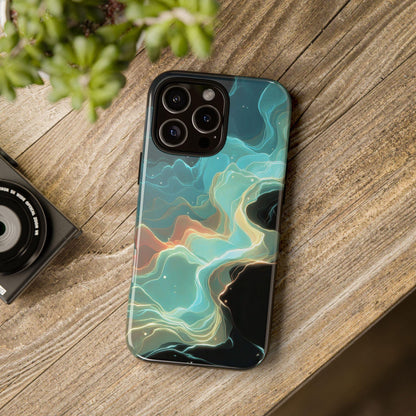 Celestial Aurora Fluid Swirls