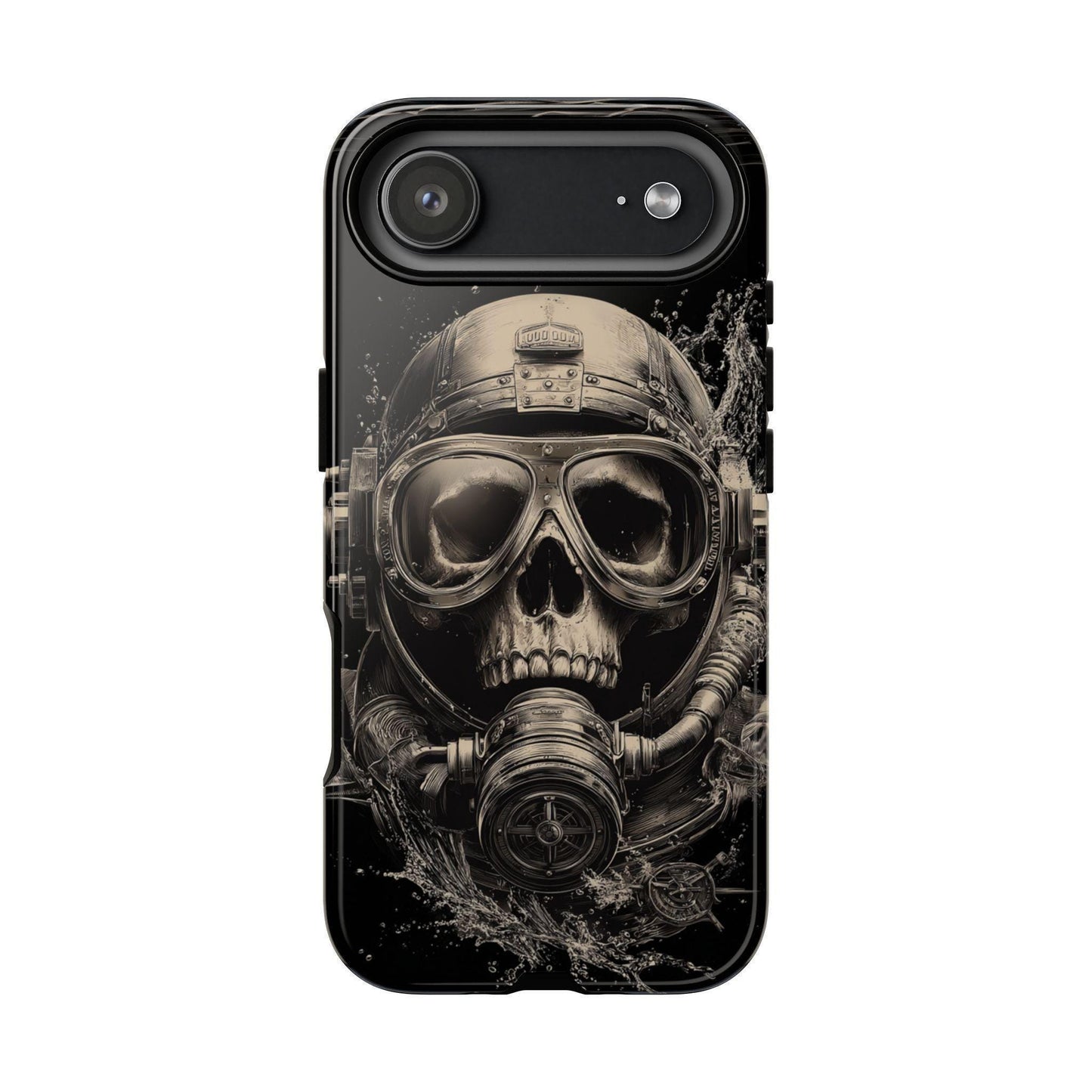 Abyss Diver Skull Dark Underwater