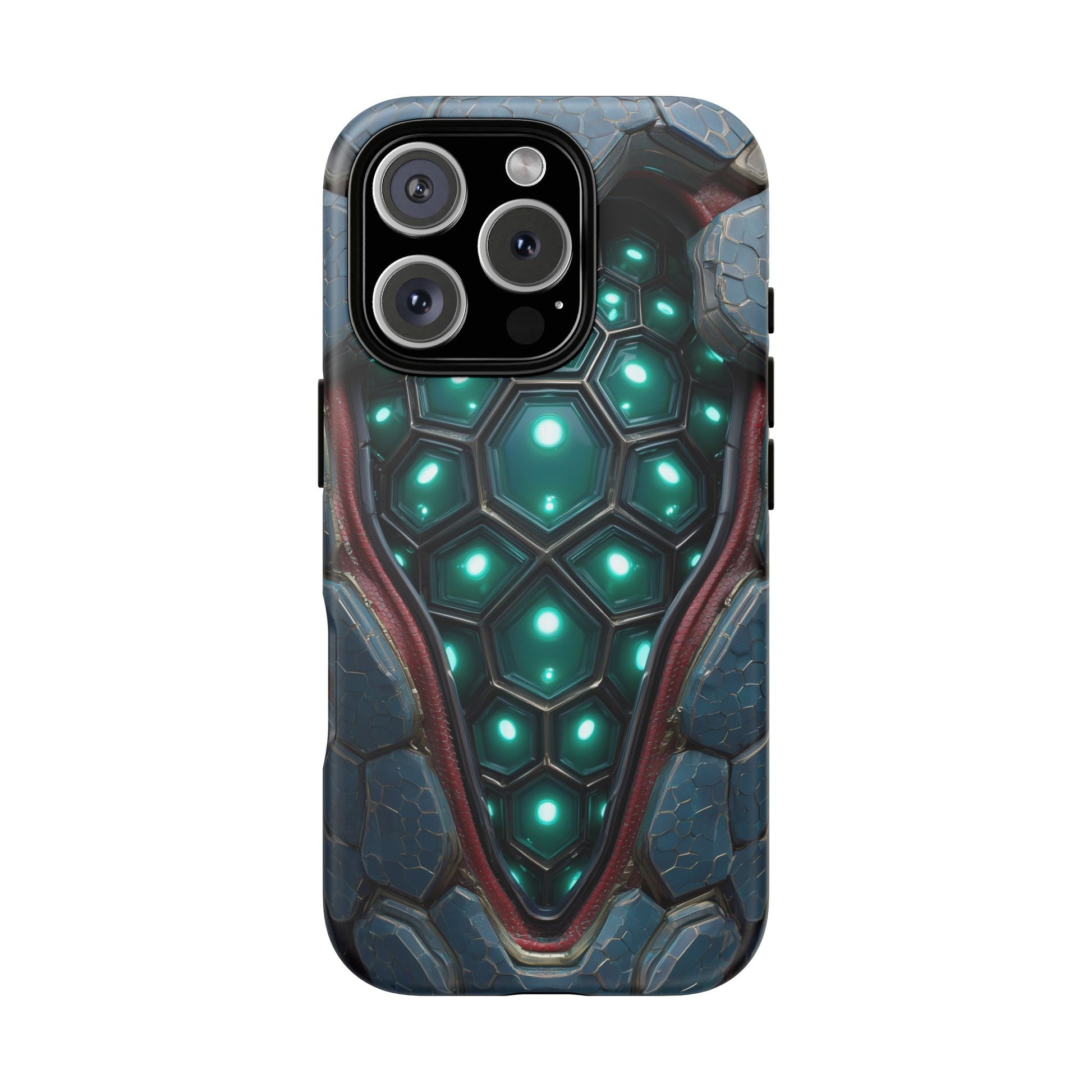 Alien Tech Hex Teal Gray Armor