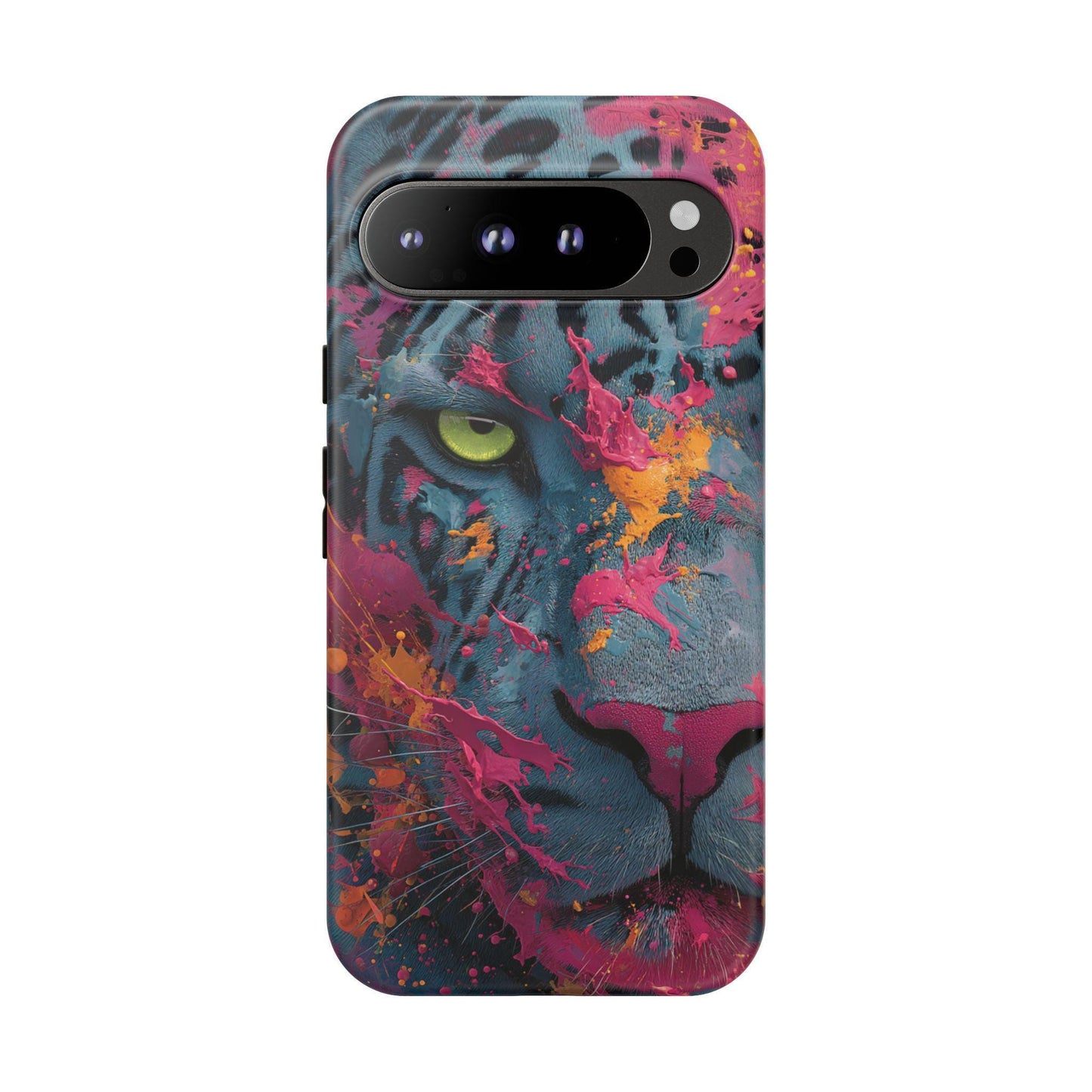 Jaguar Electric Pink Teal Splash