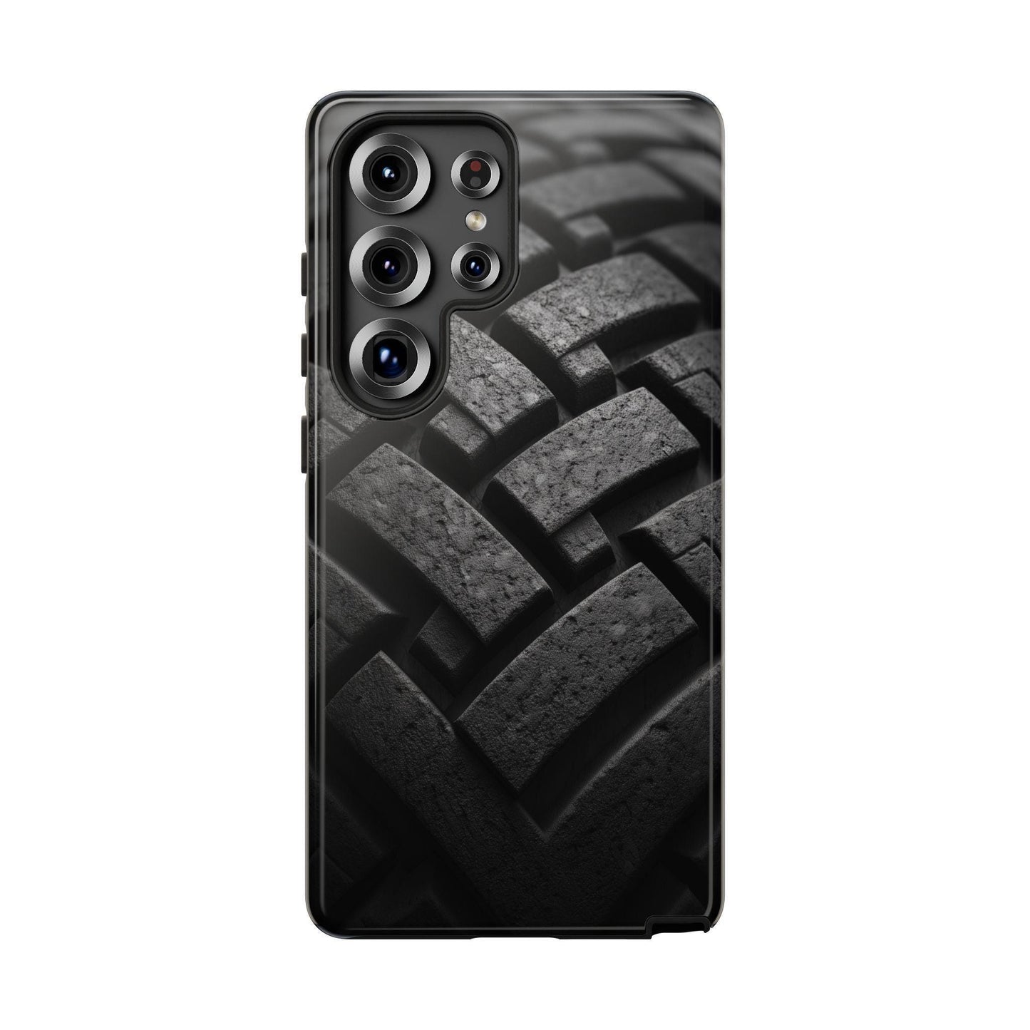 Tire Black Gray Tread