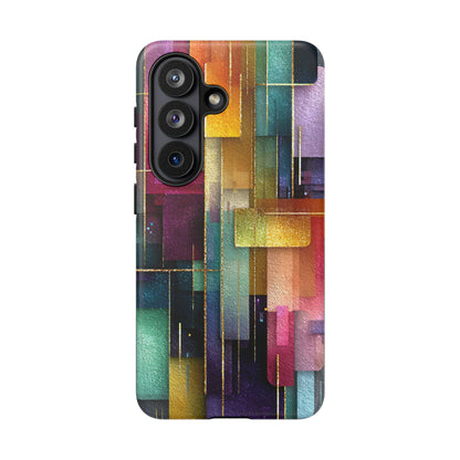 Digital Collage Jewel Brushstrokes