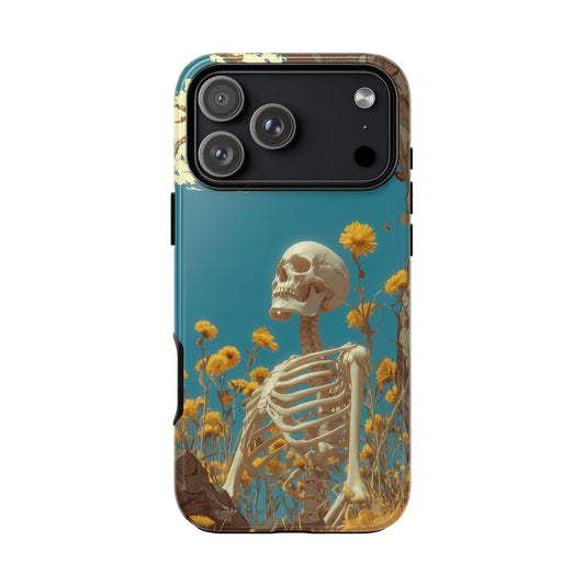 Skeleton Yellow Flower Hill
