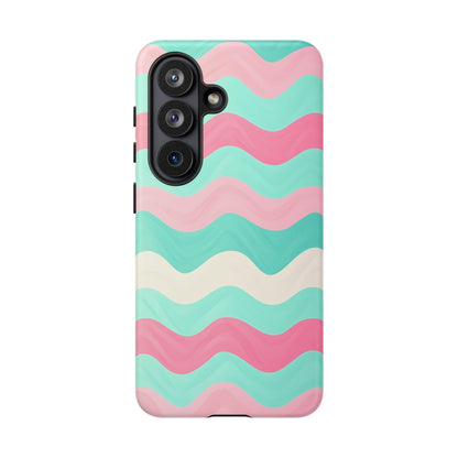 Zig Zag Pink Mint Lines
