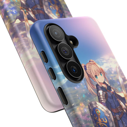 Anime Girl Warrior Sword Shield
