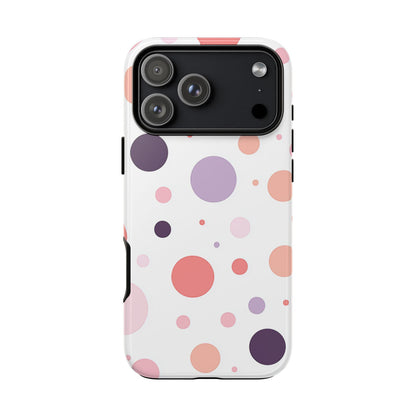 Pastel Polka Dots Pink Lavender