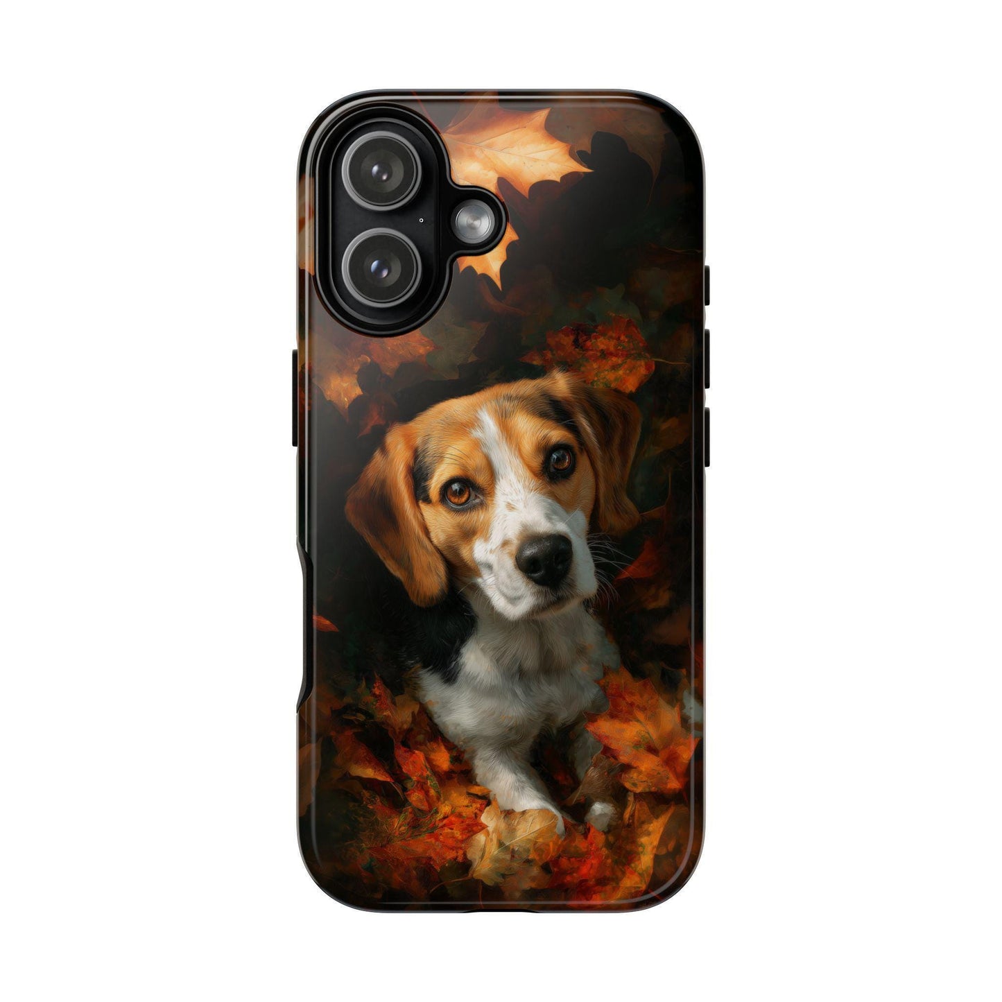 Autumn Leaves Beagle Doggy