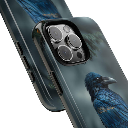 Raven Blue Black Feathers Bird