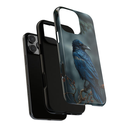 Raven Blue Black Feathers Bird
