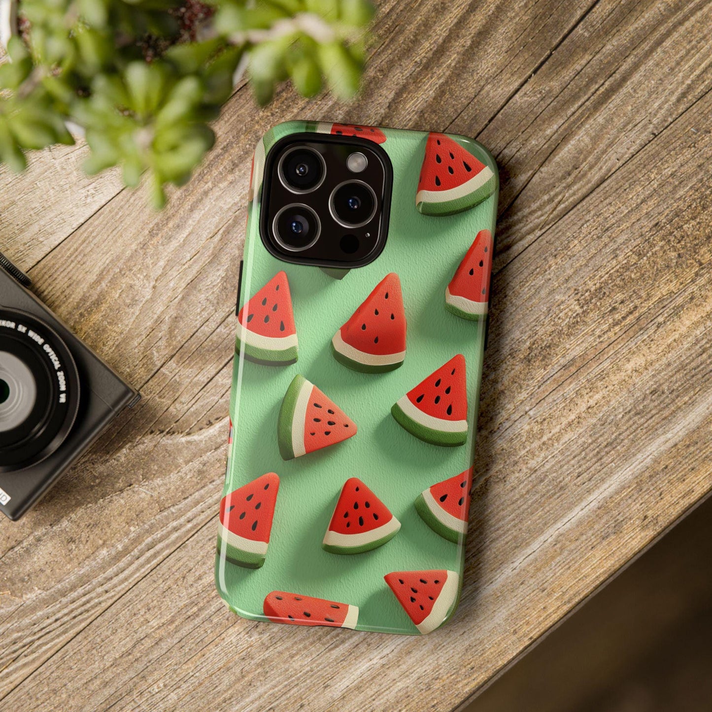 Watermelon Slices Mint Pastel