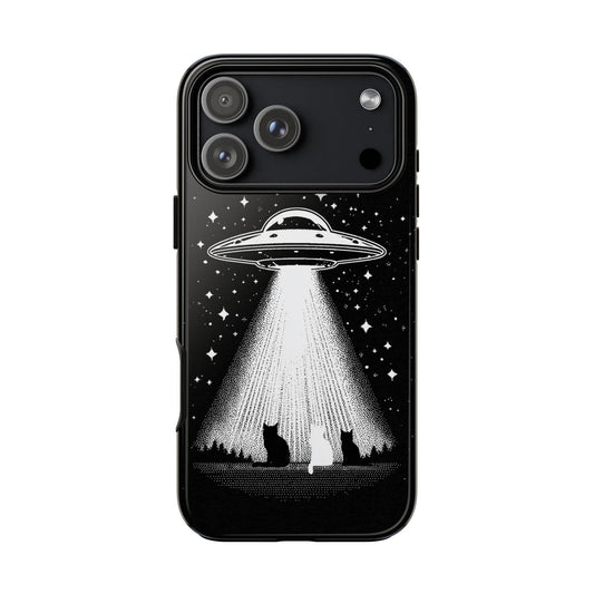 UFO Spaceship Cat Abduction