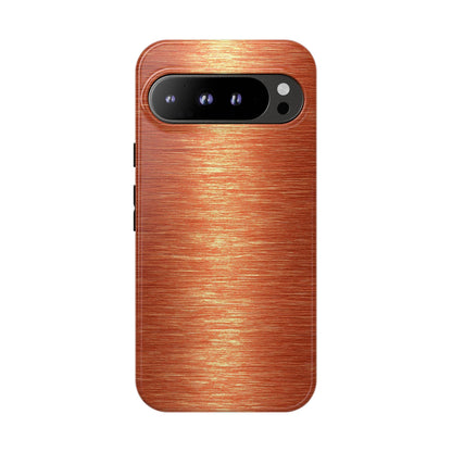The image is an advertisement for a "Tough Case" for an iPhone, highlighting its durability and top-rated quality.