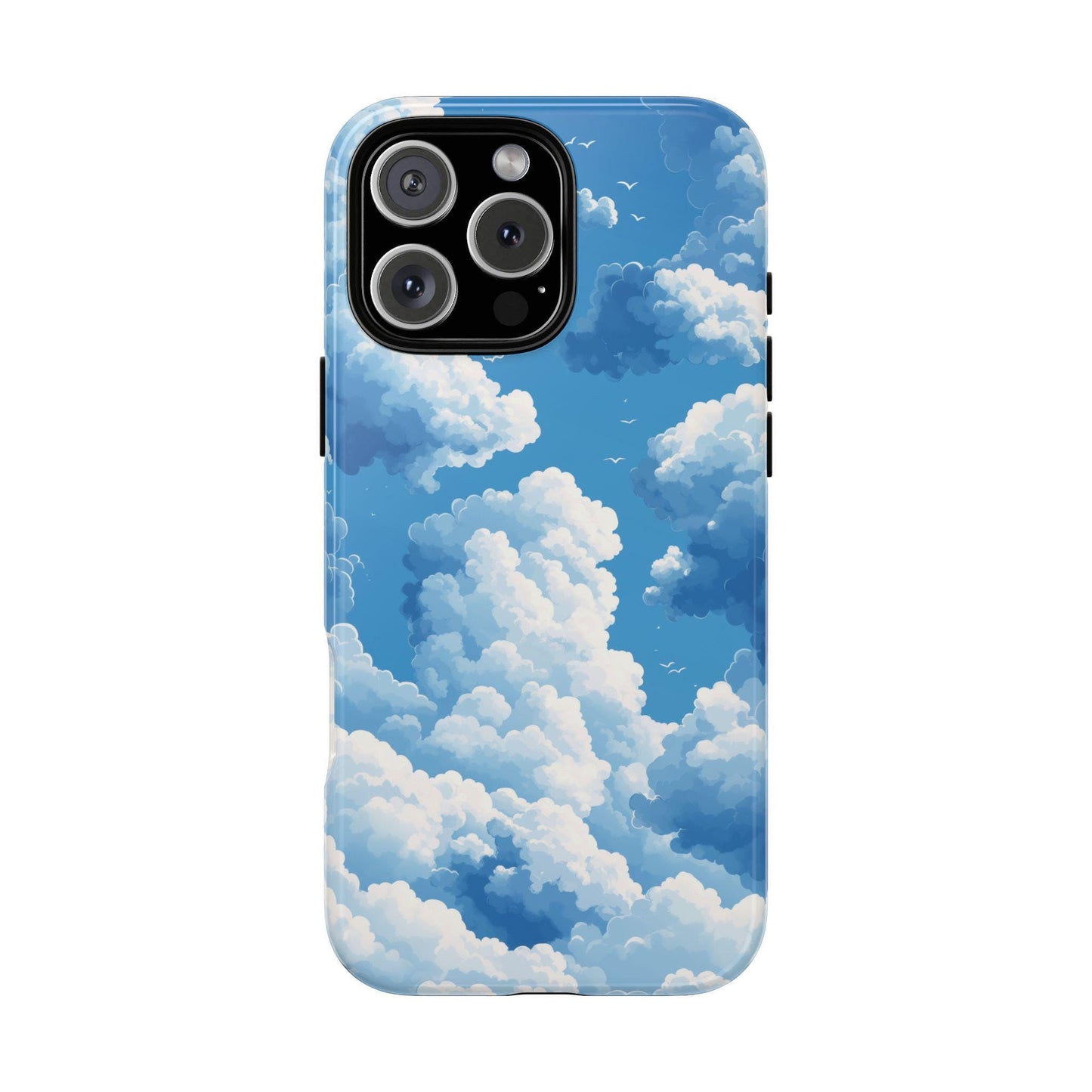 Fluffy Pastel Blue Clouds