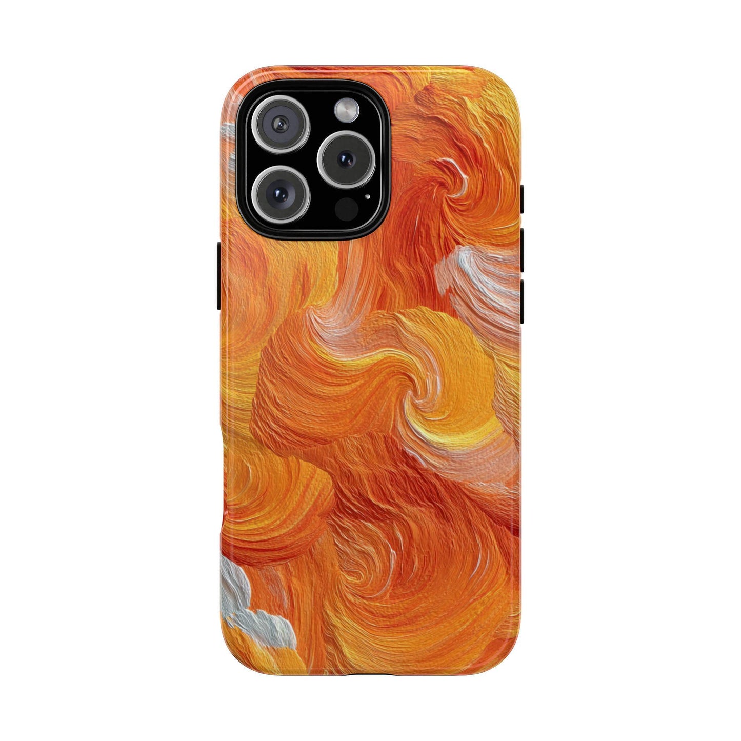 Solar Citrus Swirl Flames