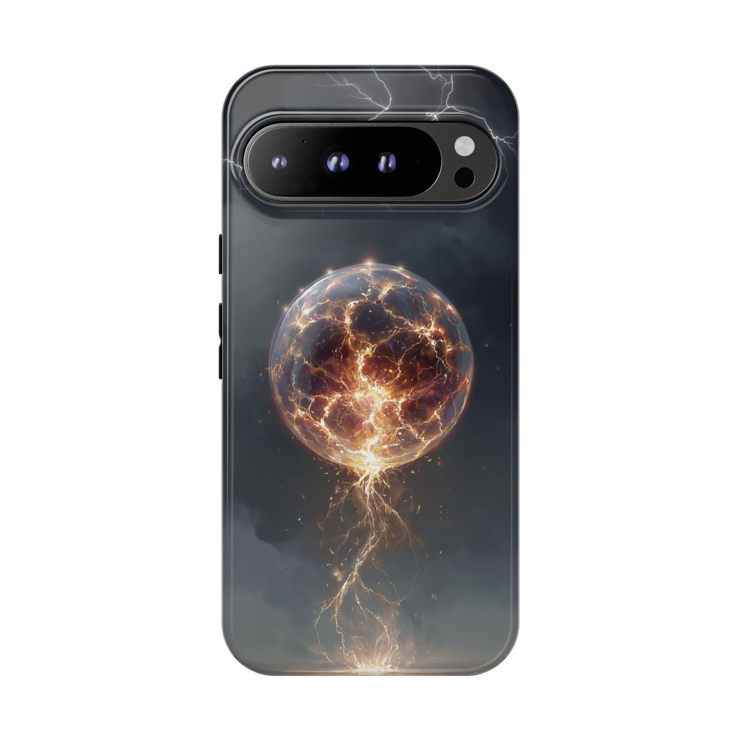 Electric Orb Fiery Lightning