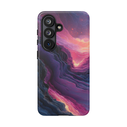 Distorted Bubblegum Wavy Line Abstract