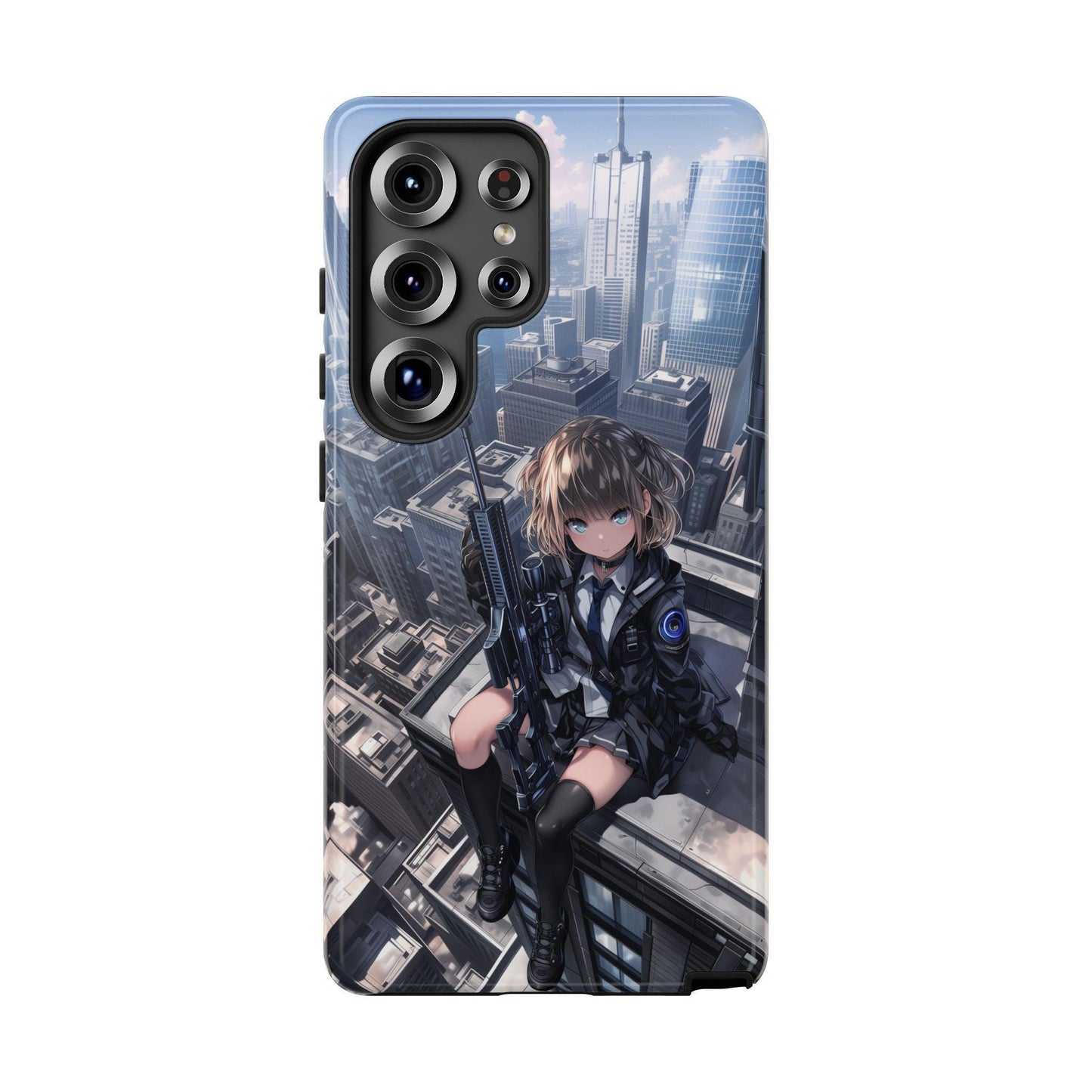 Sniper Rifle Girl Anime Artwork