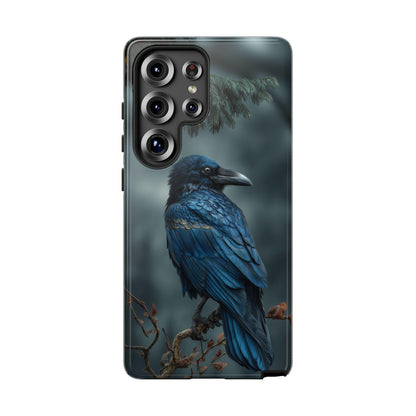 Raven Blue Black Feathers Bird