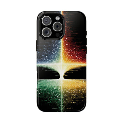 Fractured Code Vortex Light Burst