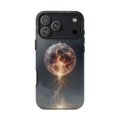 Electric Orb Fiery Lightning