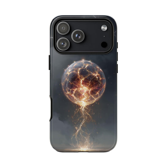 Electric Orb Fiery Lightning