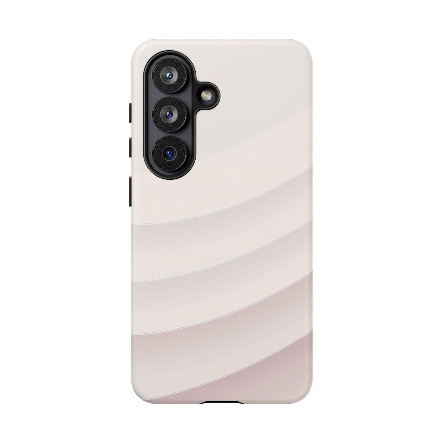 Pastel White Minimalist Curves