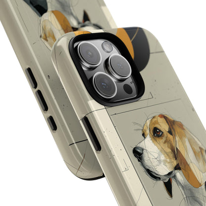 Beagle Dog Line Artwork